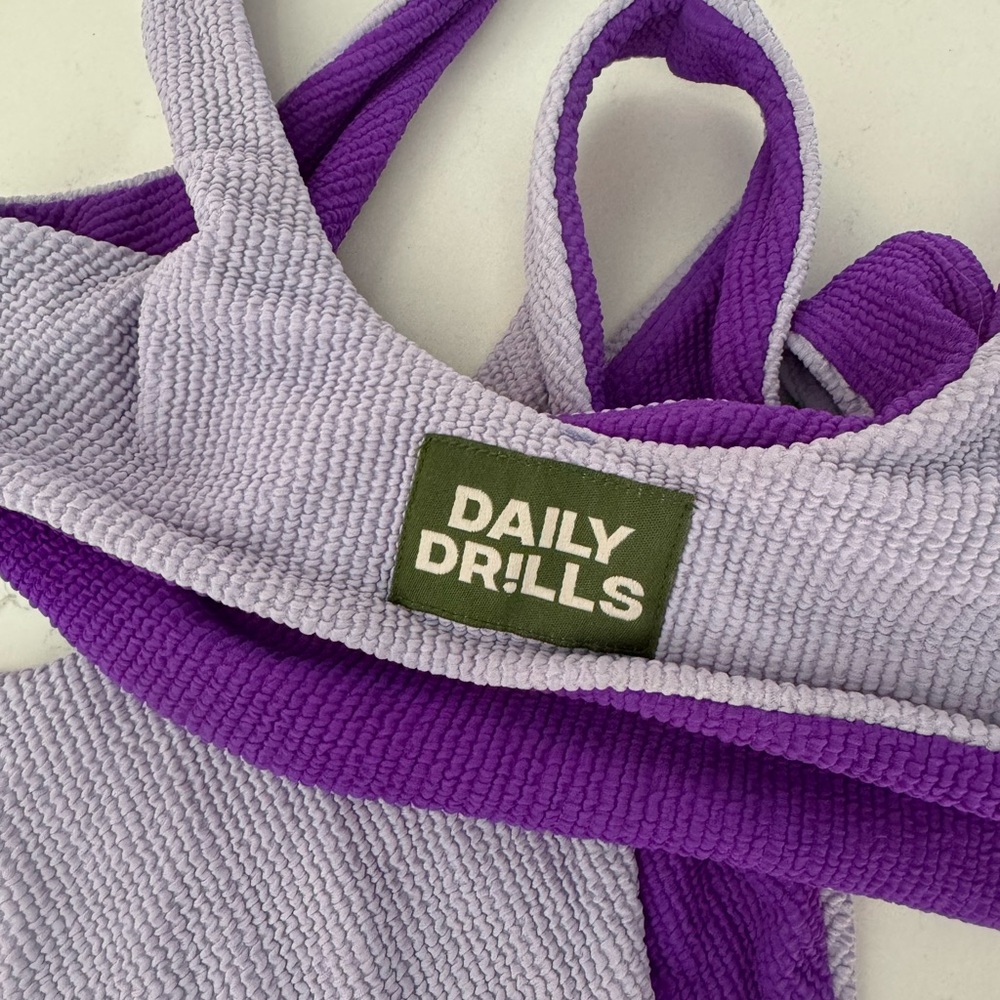DAILY DRILLS reversible swimsuit